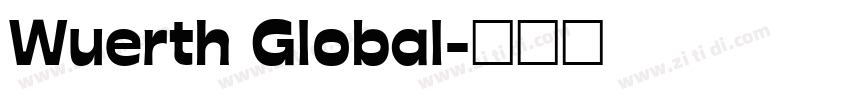 Wuerth Global字体转换